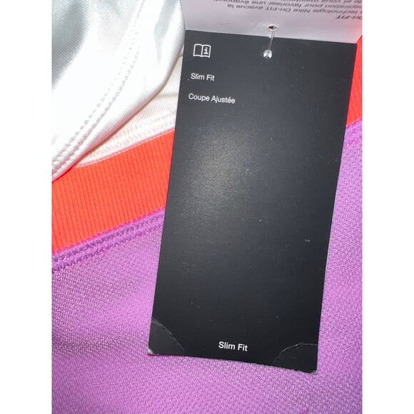 Nike Dri Fit Color Block Tennis athletic skort size medium Purple Slim fit NWT - Picture 7 of 8